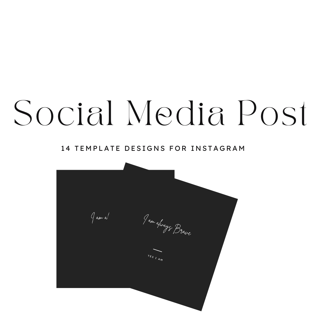 Black  White Instagram Templates