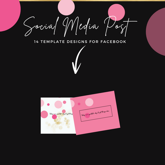 Polka dot facebook templates