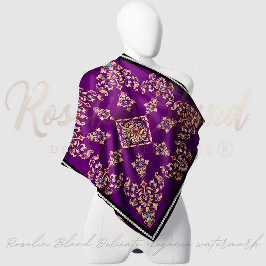 Royalty -Beautiful Purple with Golden Baroque