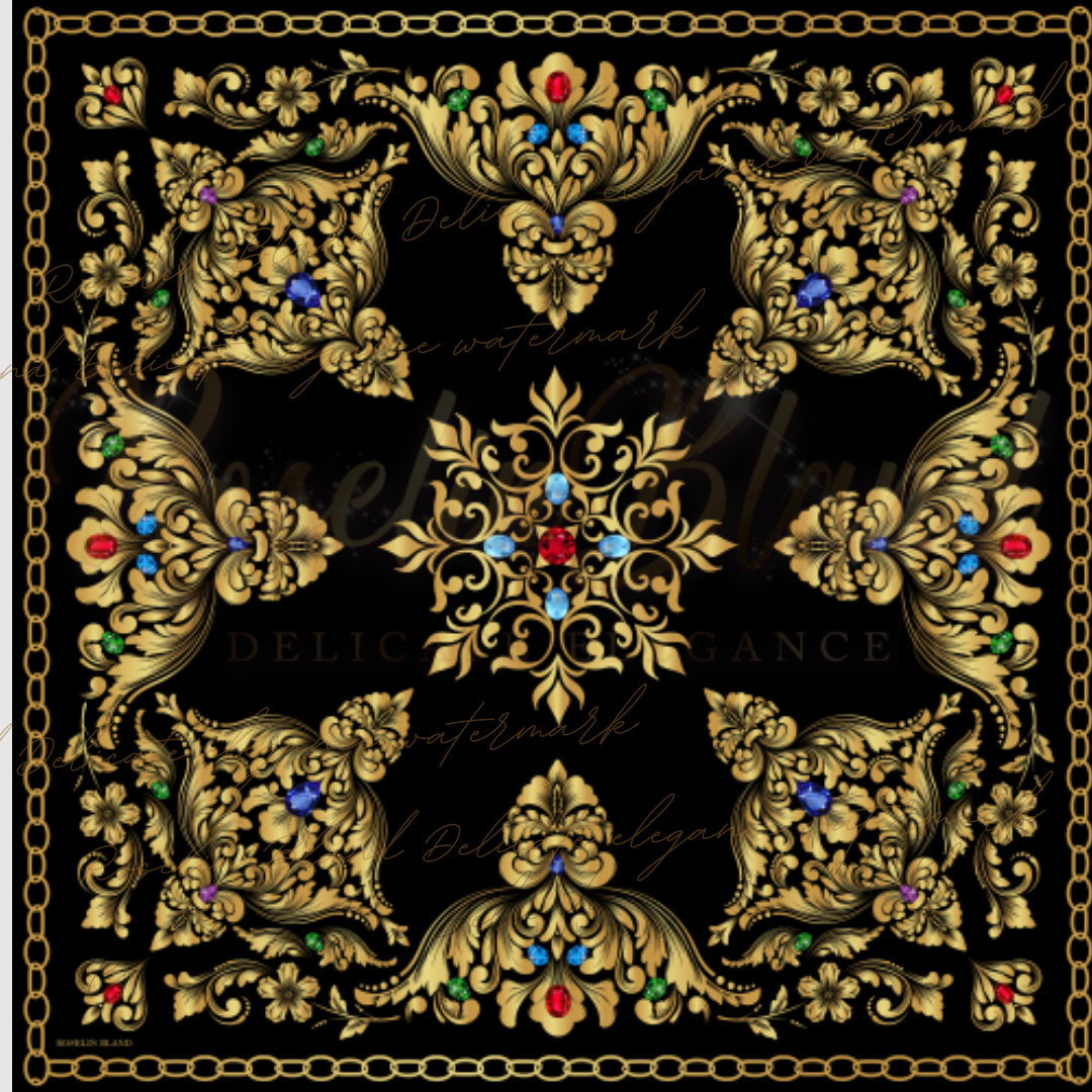 Multifacet -Beautiful Black Golden Baroque